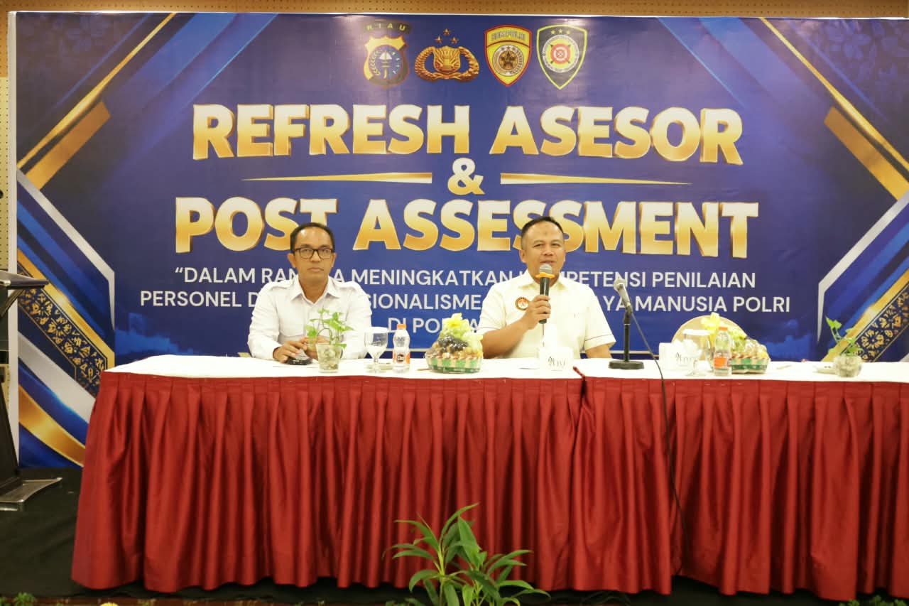 Polda Riau Tingkatkan Kompetensi Asesor melalui Refresh Asesor dan Post Assessment 2026