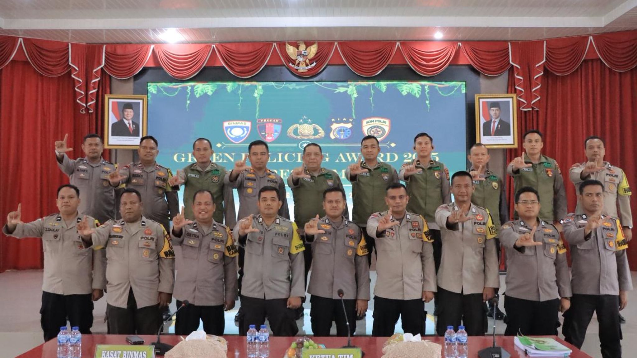 Polres Kampar Dikunjungi Tim Penilai Green Policing Award