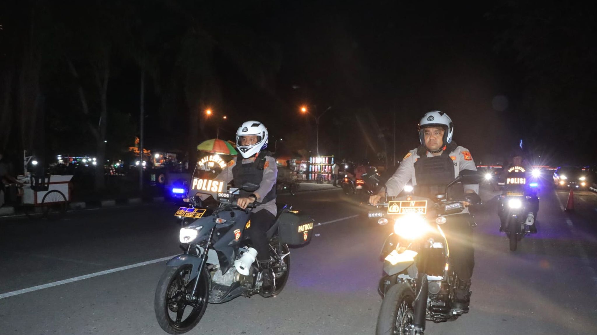 Jaga Bangkinang Tetap Aman, Kapolres Kampar Pimpin Langsung Patroli 'Tim Raga' di Malam Minggu