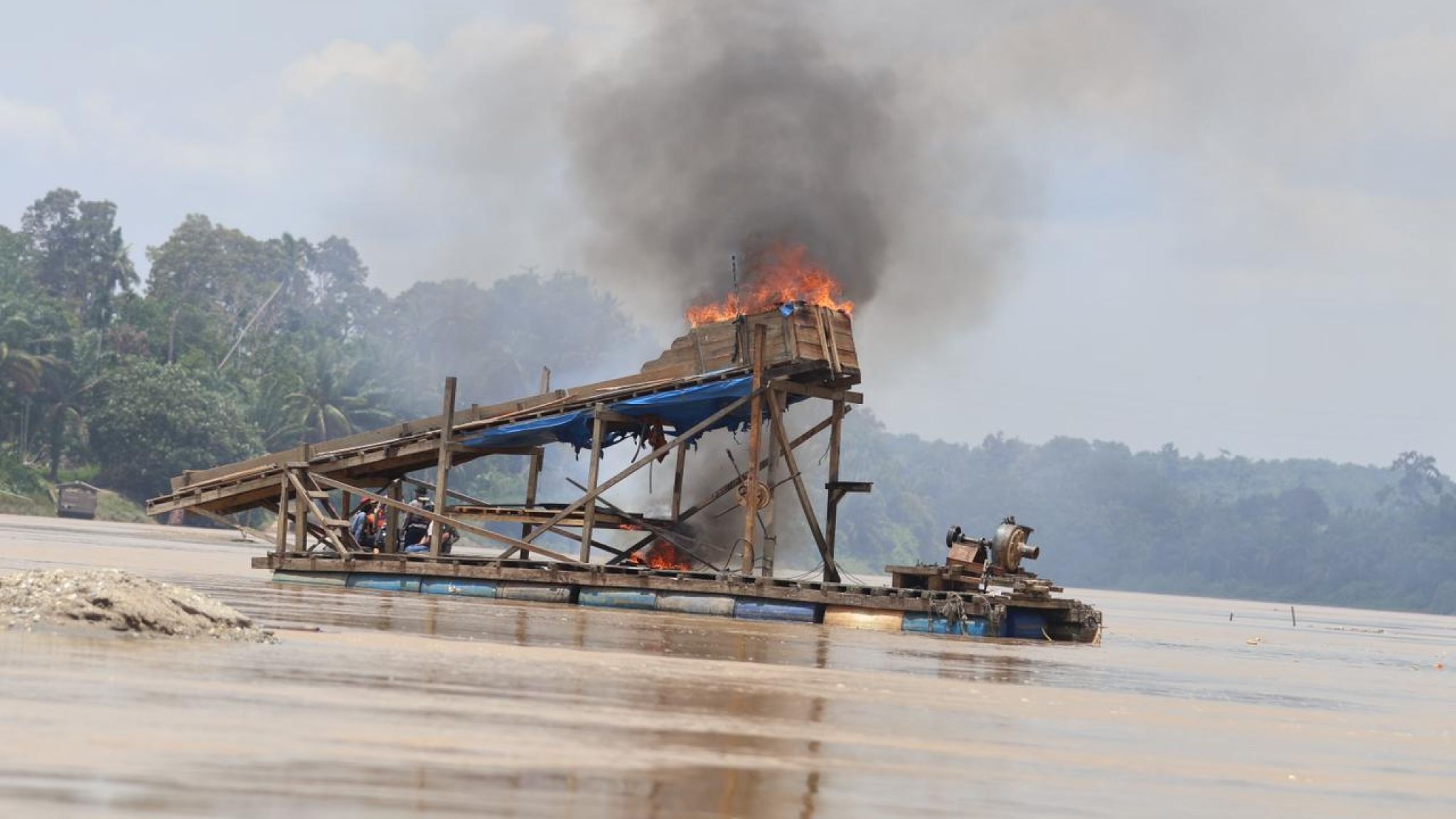 Polres Kuansing Tegaskan Operasi PETI Tetap Lanjut Meski Ada Perlawanan