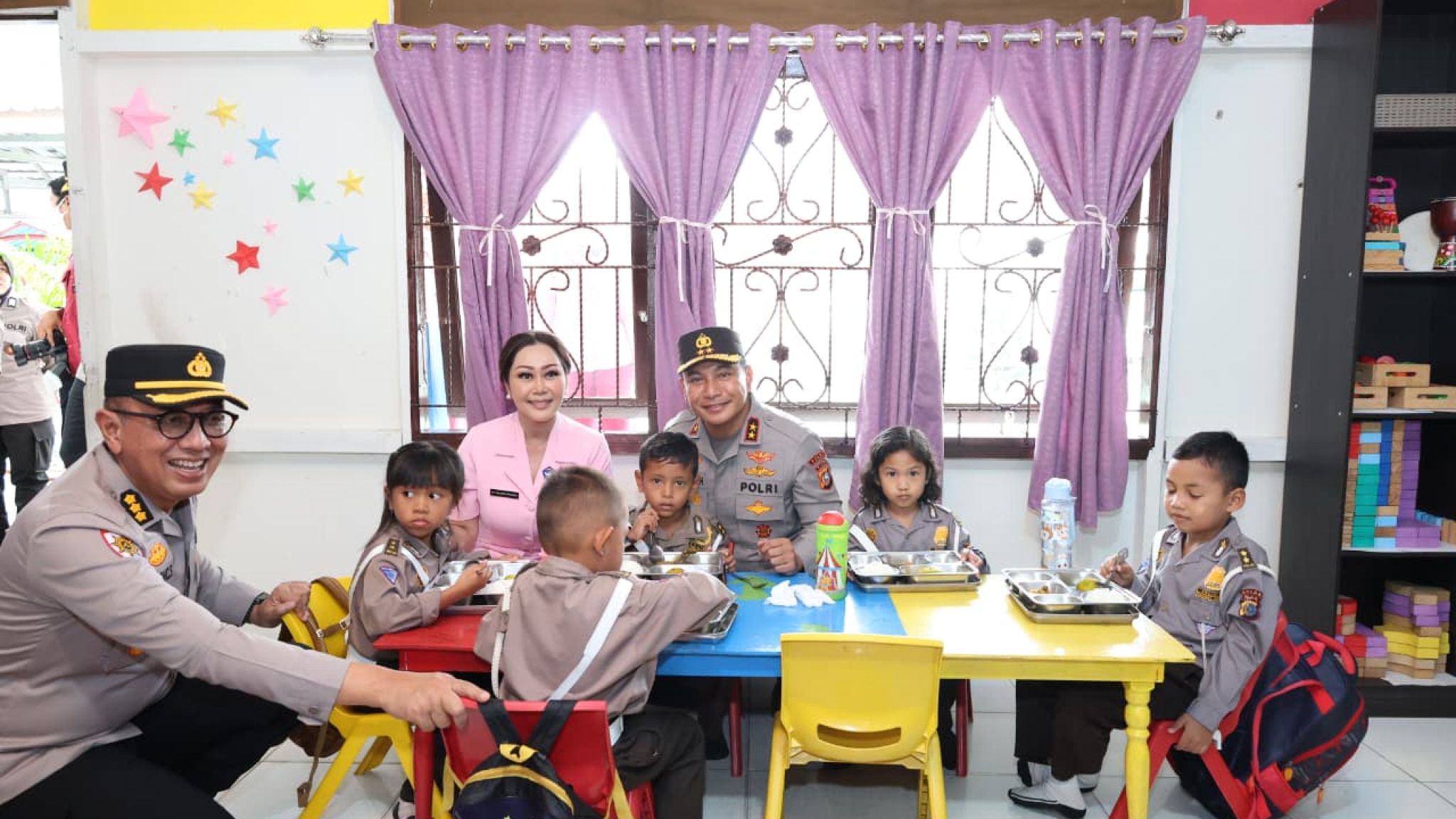 Kapolda Riau Resmikan SPPG di Inhil