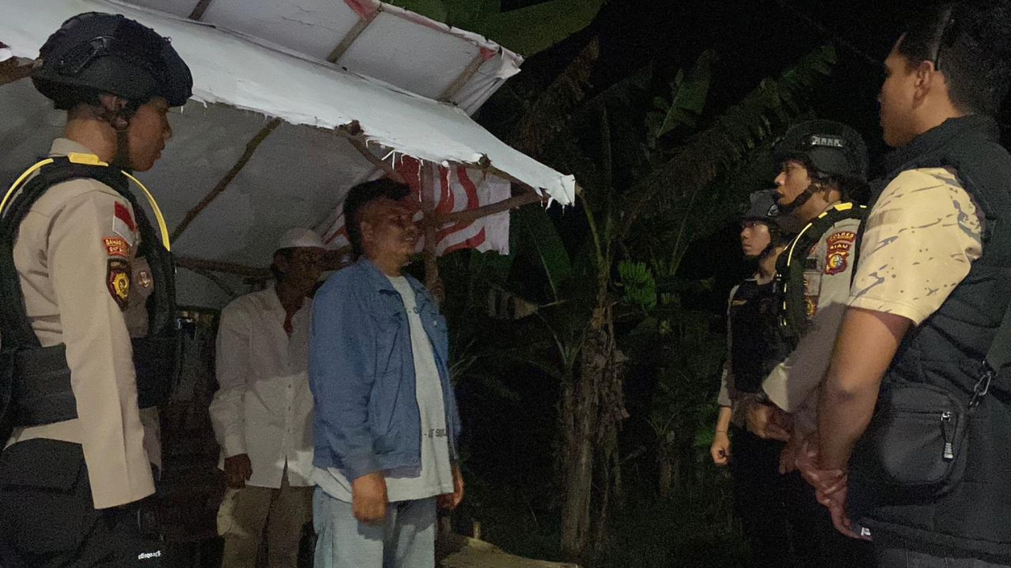 Tim RAGA Polres Meranti Rutin Patroli Malam, Wujudkan Kamtibmas Kondusif