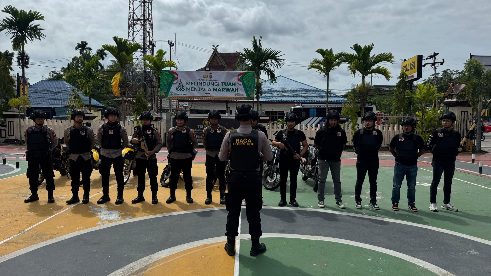 Tim Raga Polres Inhil Gelar Patroli Skala Besar Antisipasi Premanisme Dan Geng Motor