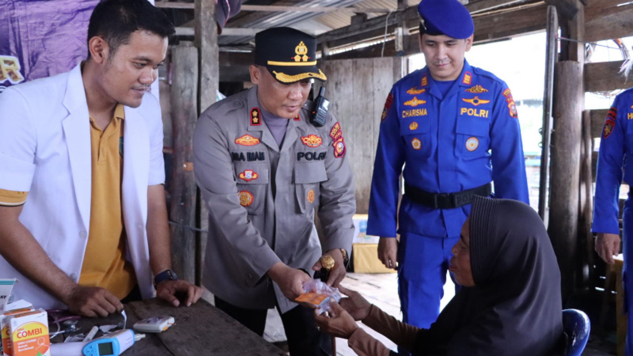 Kapolres Rohil Laksanakan Program Kapolda Riau "Jelajah Riau untuk Rakyat" di Wilayah Terpencil Pesisir Bangko