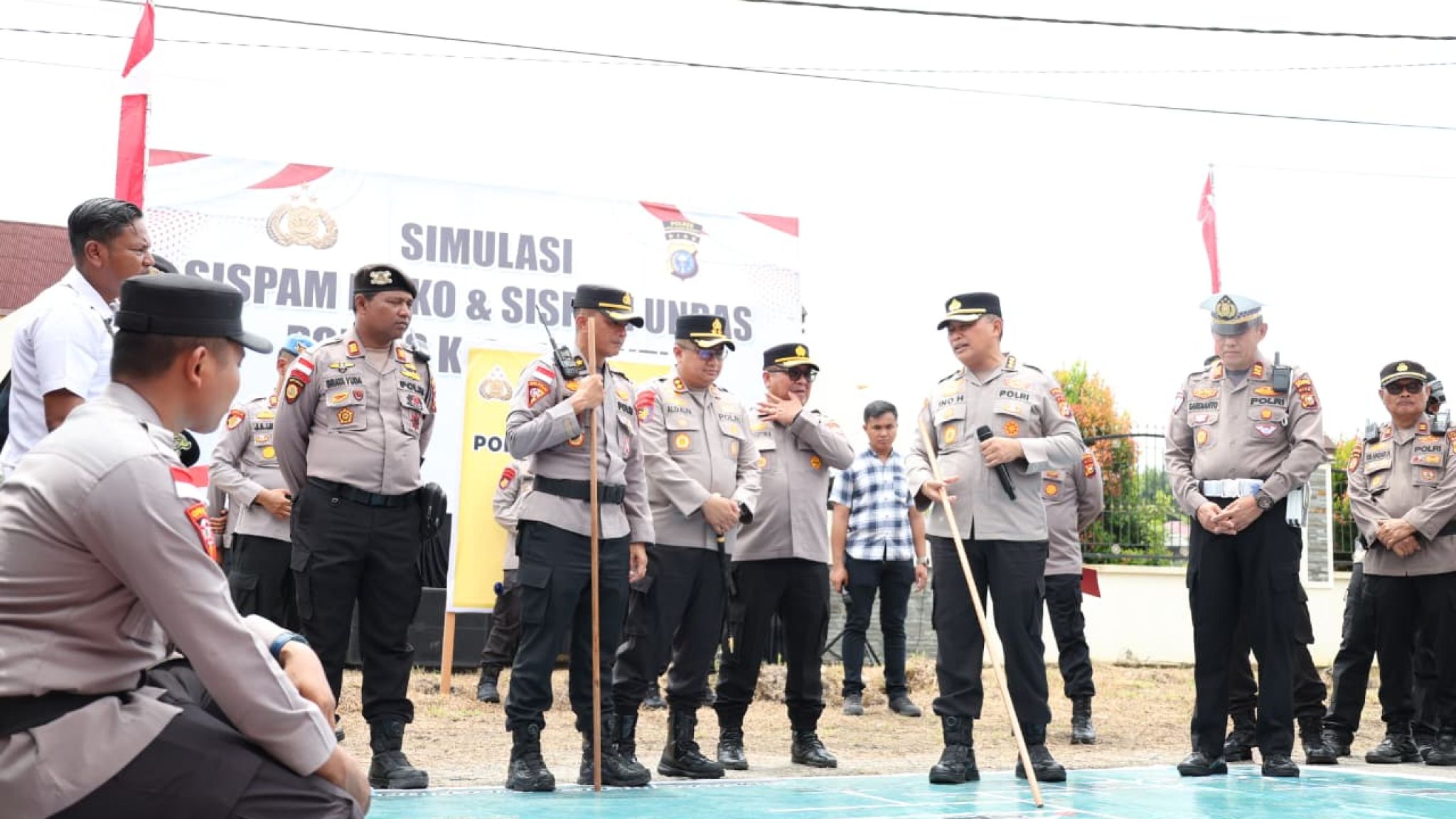 Pastikan Kesiapsiagaan Hadapi Situasi Kontijensi, Tim Penilai Polda Riau Turun Langsung ke Polres Meranti
