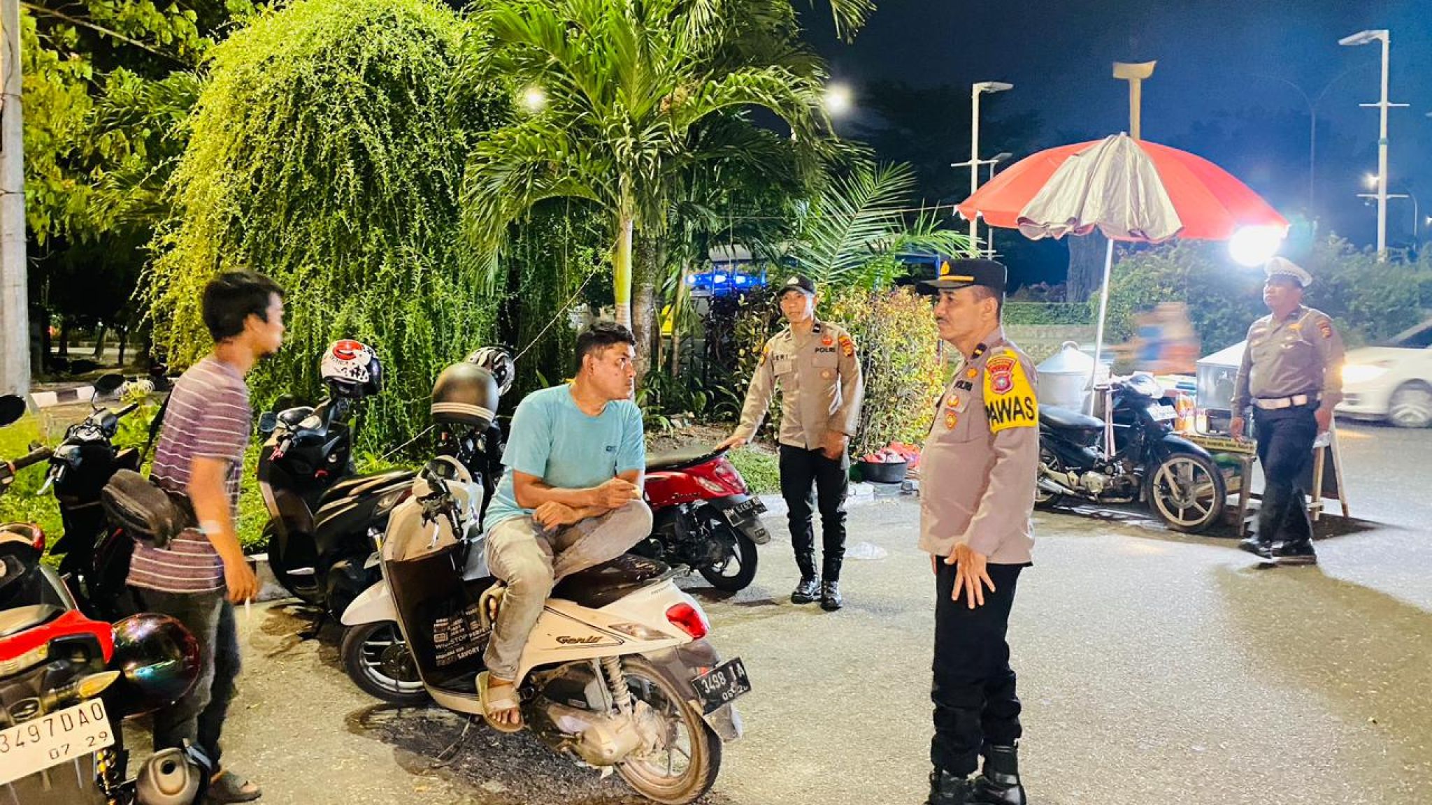 Polsek Limapuluh Laksanakan KRYD Antisipasi Tindak Kriminal dan Balap Liar di Wilayah Hukum Polresta Pekanbaru