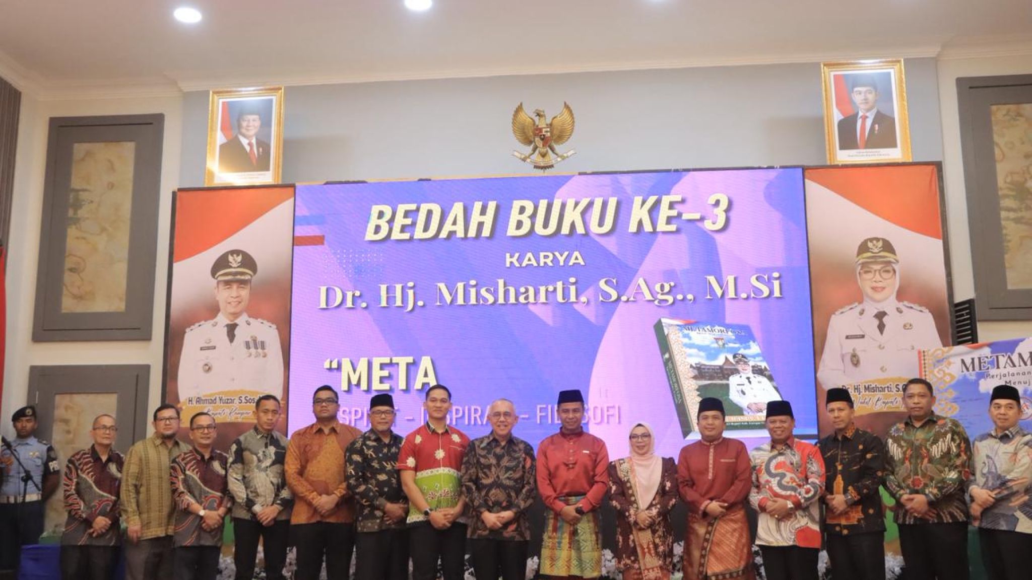 Kapolres Kampar Hadiri Peluncuran Buku 'Metamorfosa', Karya Inspiratif Wakil Bupati Kampar