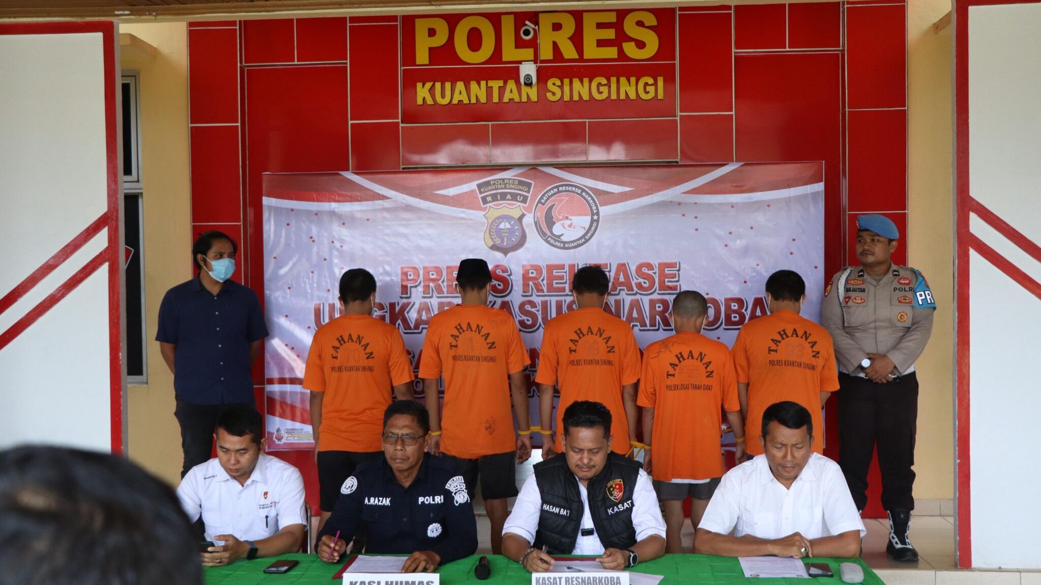 Satresnarkoba Polres Kuantan Singingi Ungkap Deretan Kasus Narkotika, Tegaskan Komitmen Perang Melawan Narkoba