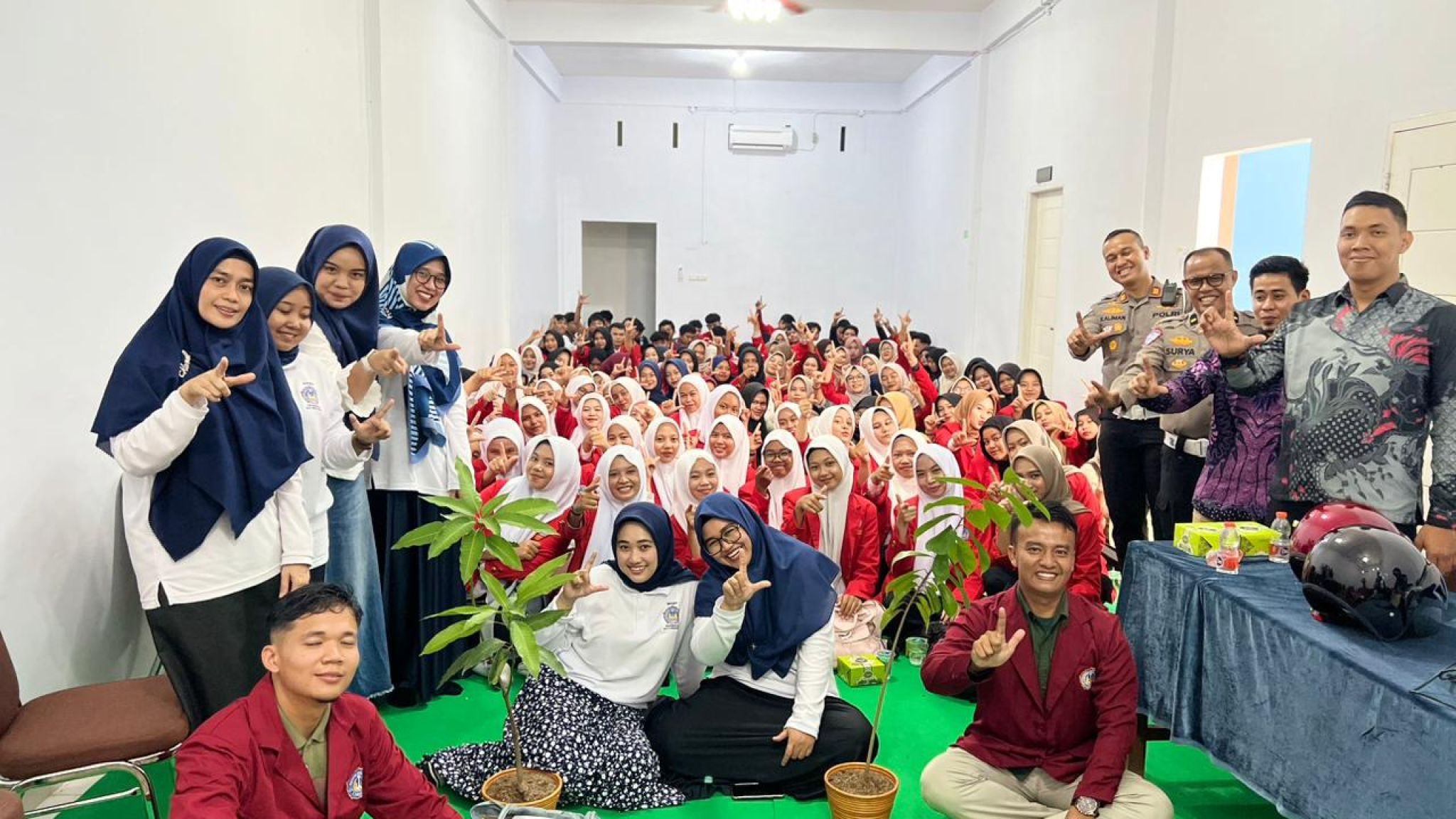Polres Siak Gelar Program Green Policing di Kampus UNRIDA: Wujud Nyata Polisi Peduli Lingkungan