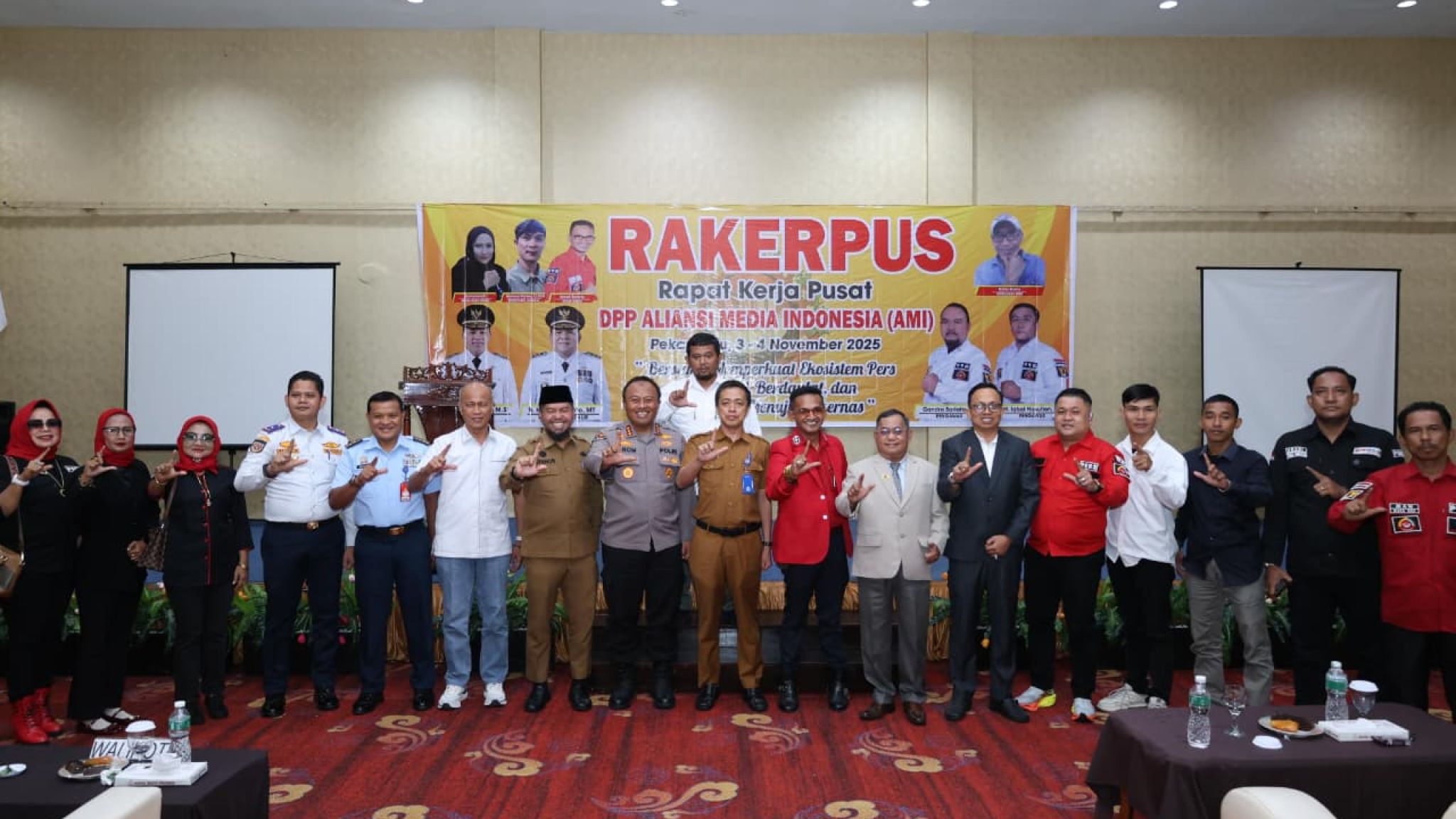 Bid Humas Polda Riau Hadiri Pembukaan Rakerpus Ke-1 Tahun 2025 Menuju Rakernas