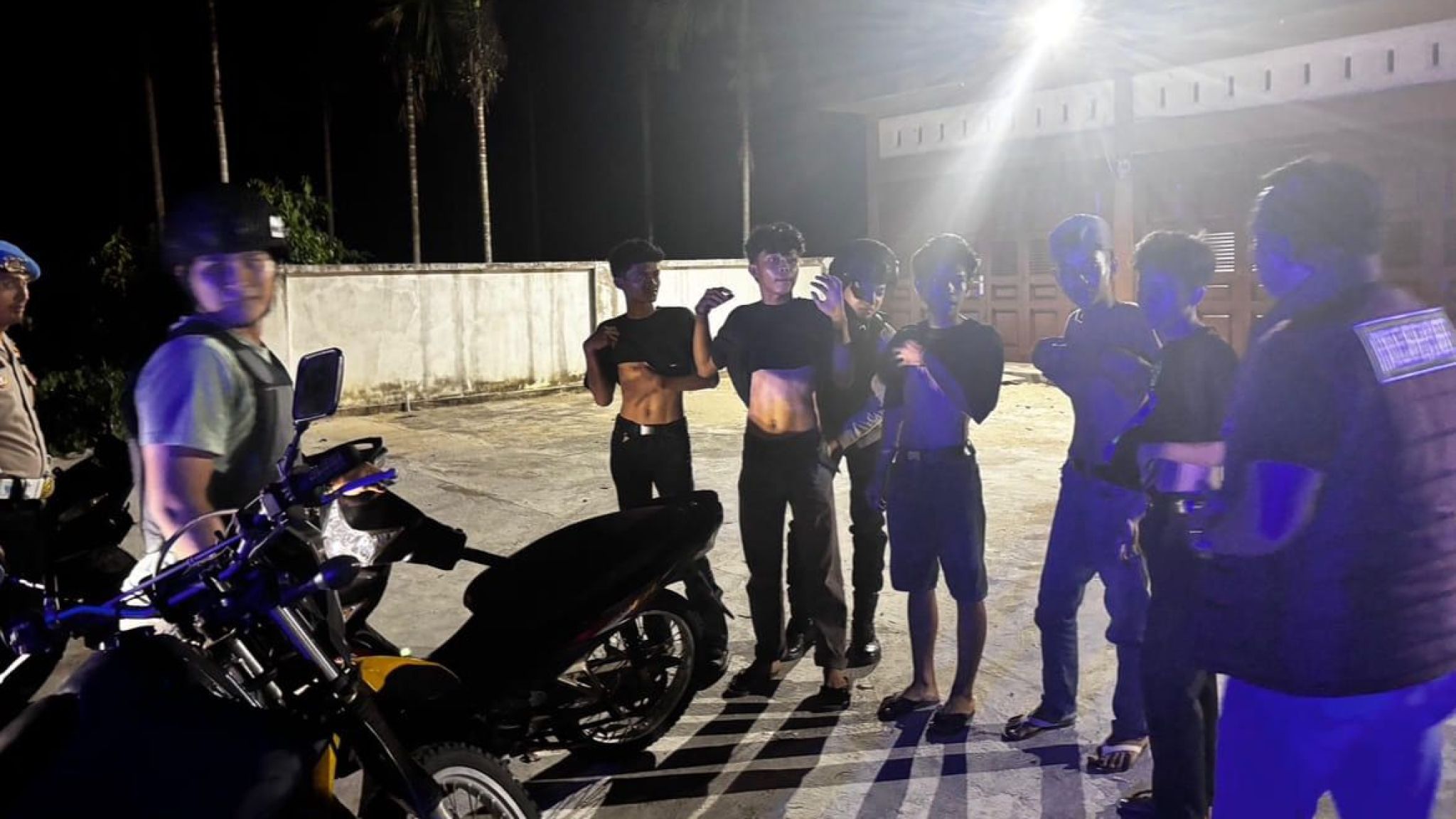 Tim Raga Res Kuansing Gencarkan Patroli Malam Antisipasi Balap Liar dan Premanisme di Teluk Kuantan