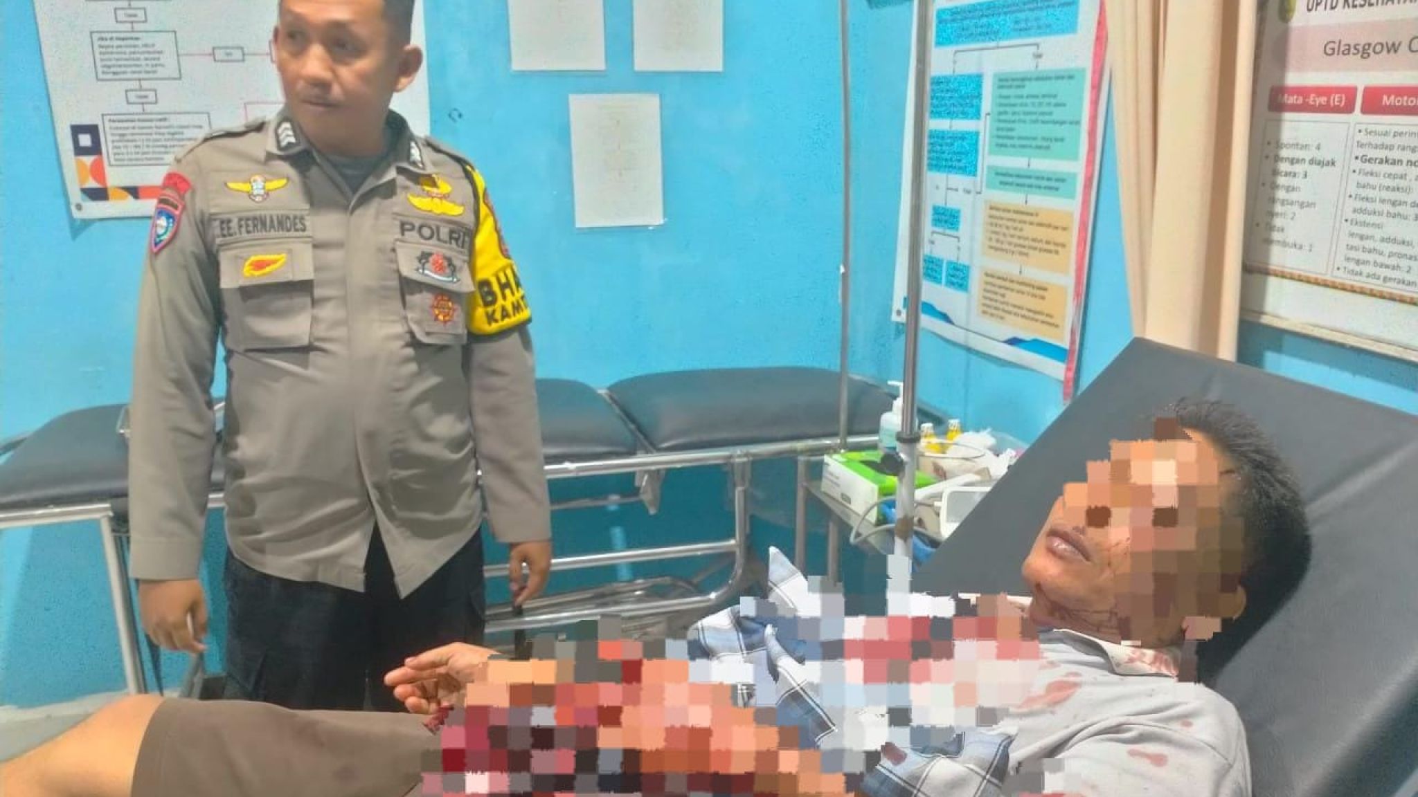 Polsek Kuantan Hilir Tangani Kasus Penganiayaan Berat di Desa Gunung Melintang