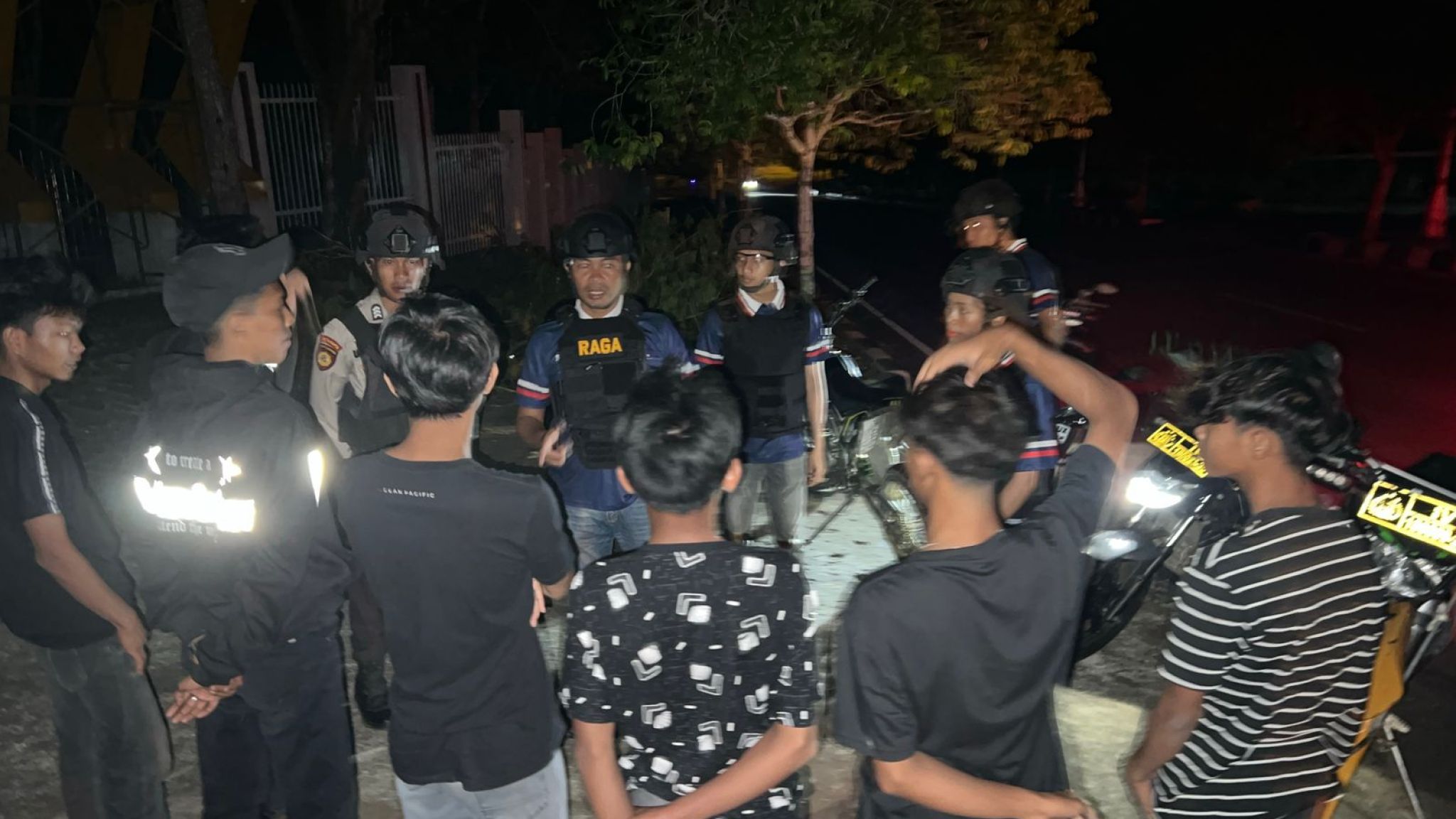 Polres Rokan Hulu Intensifkan Patroli Tim Raga & Blue Light, Cegah Aksi Genk Motor dan Premanisme Demi Kondusifitas Wilayah