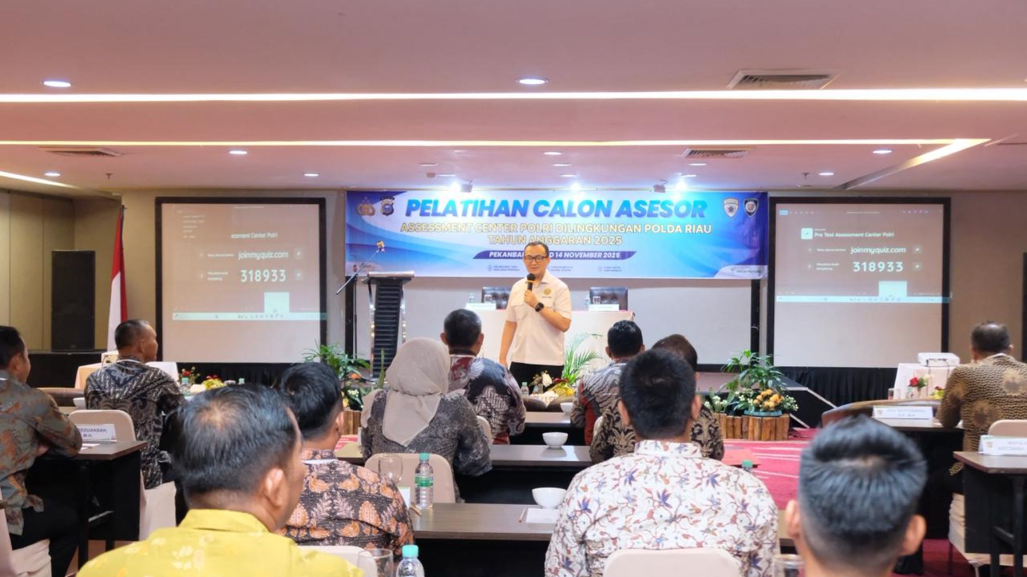 Tingkatkan Kompetensi Personel, Polda Riau Gelar Pelatihan Asesor Assessment Center