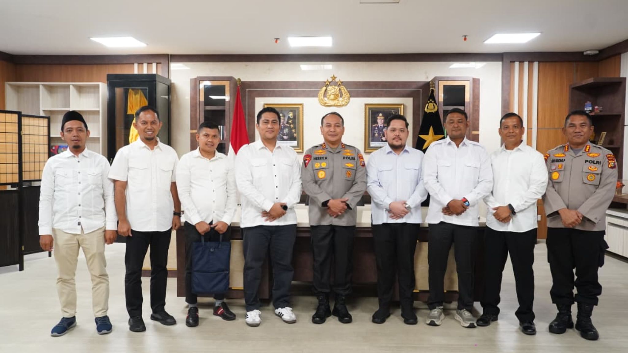 Kapolda Riau Terima Audiensi Pengurus Wilayah Matahari Pagi Indonesia Provinsi Riau