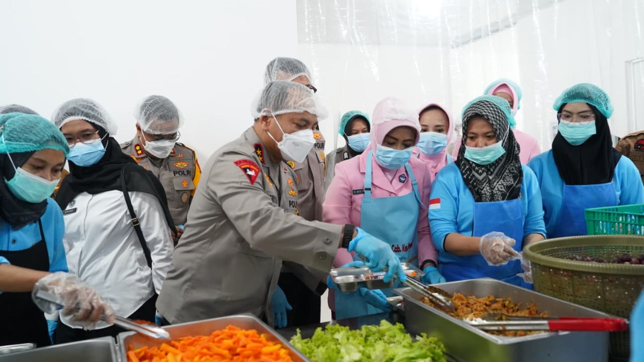 Kapolda Riau Resmikan Satuan Pelayanan Pemenuhan Gizi di Kepulauan Meranti