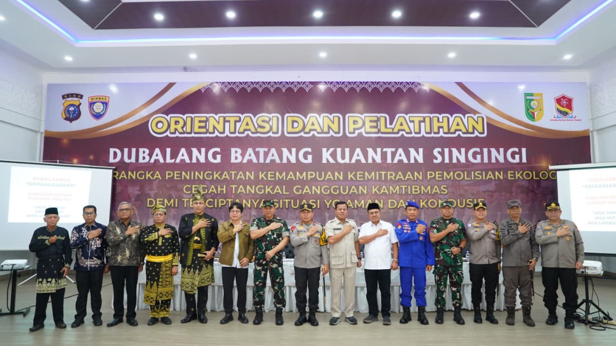 Kapolda Riau Buka Pelatihan Dubalang Batang Kuantan: Teguhkan Komitmen Jaga Adat dan Ekologi Sungai Batang Kuantan