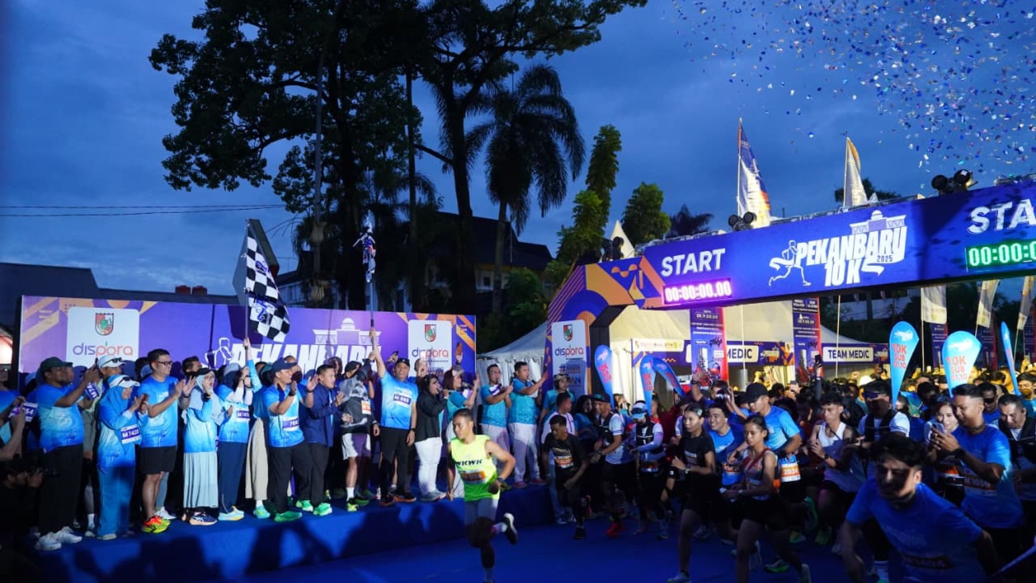 Kapolda Riau Lakukan Flag Off Pekanbaru 10K, Dukung Sportivitas dan Gaya Hidup Sehat
