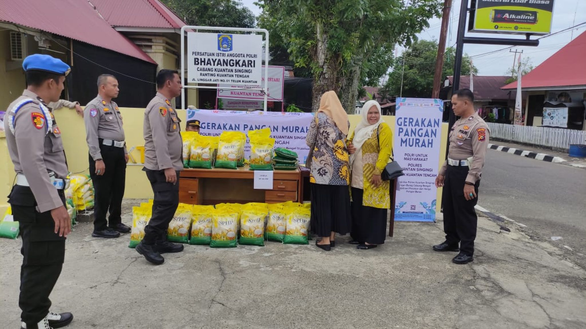 Kapolres Kuansing: Gerakan Pangan Murah Wujud Dukungan Polri terhadap Asta Cita Presiden RI