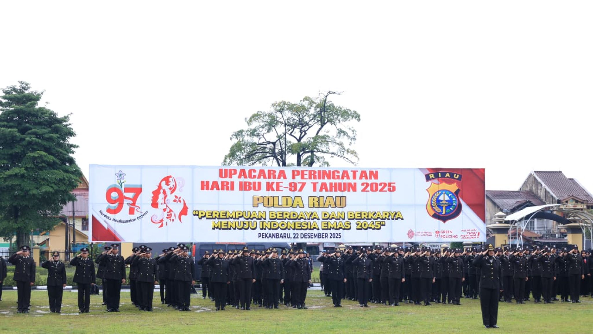 Polda Riau Gelar Upacara Peringatan Hari Ibu ke-97 Tahun 2025