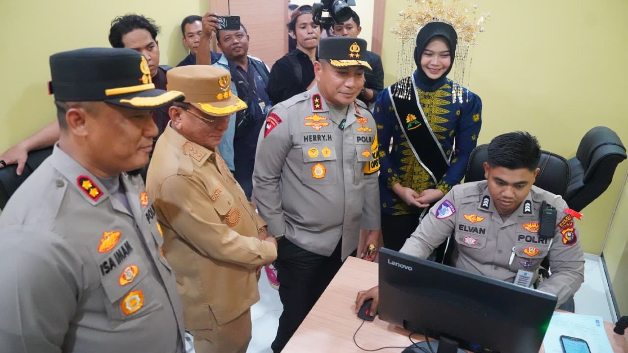 Kapolda Riau Resmikan MPP Presisi di Rohil, Dorong Pelayanan Publik 24 Jam Terintegrasi