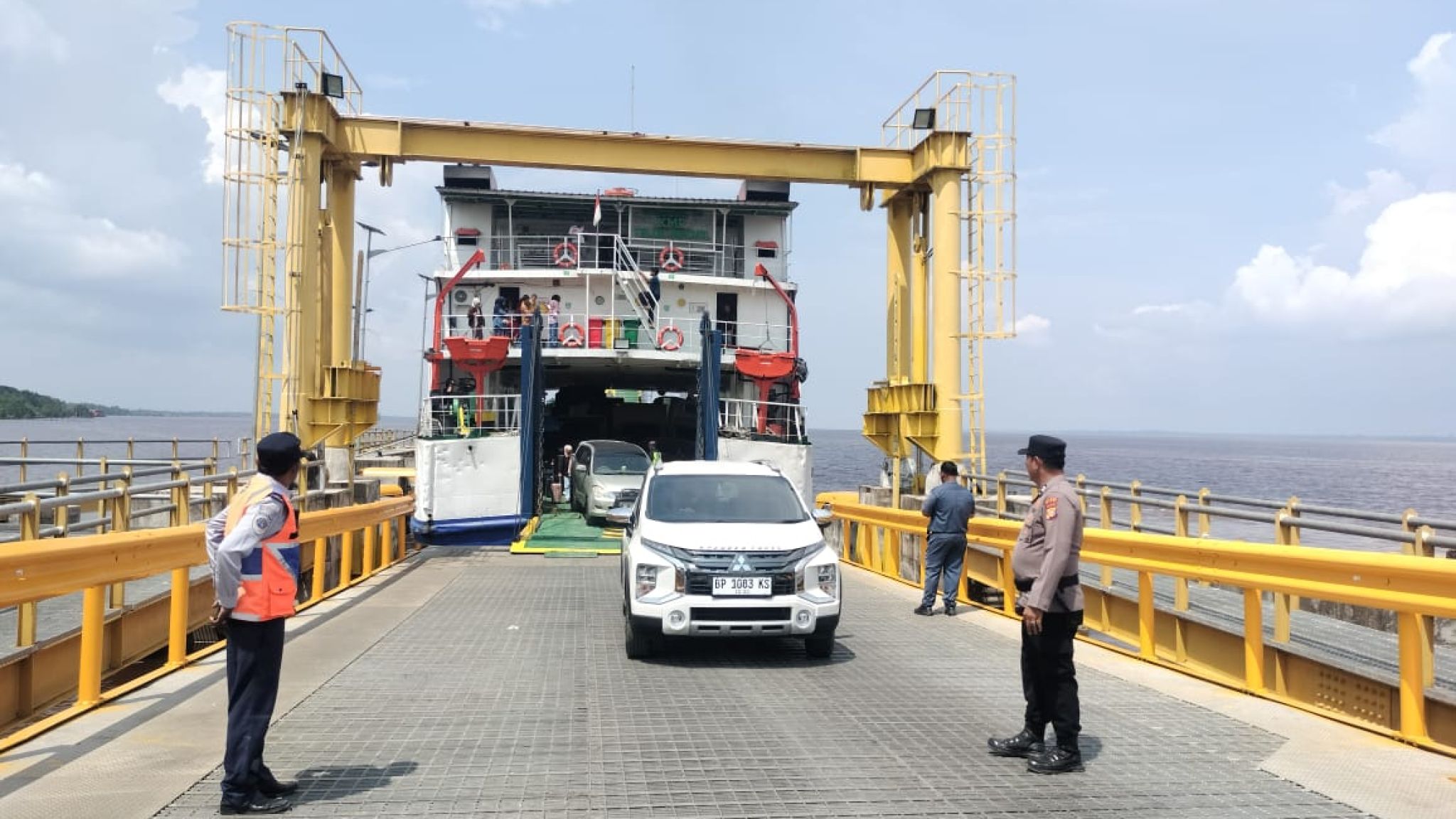 Hari Ke-7 Operasi Lilin 2025 Polres Siak Perketat Pengamanan Pelabuhan Tanjung Buton