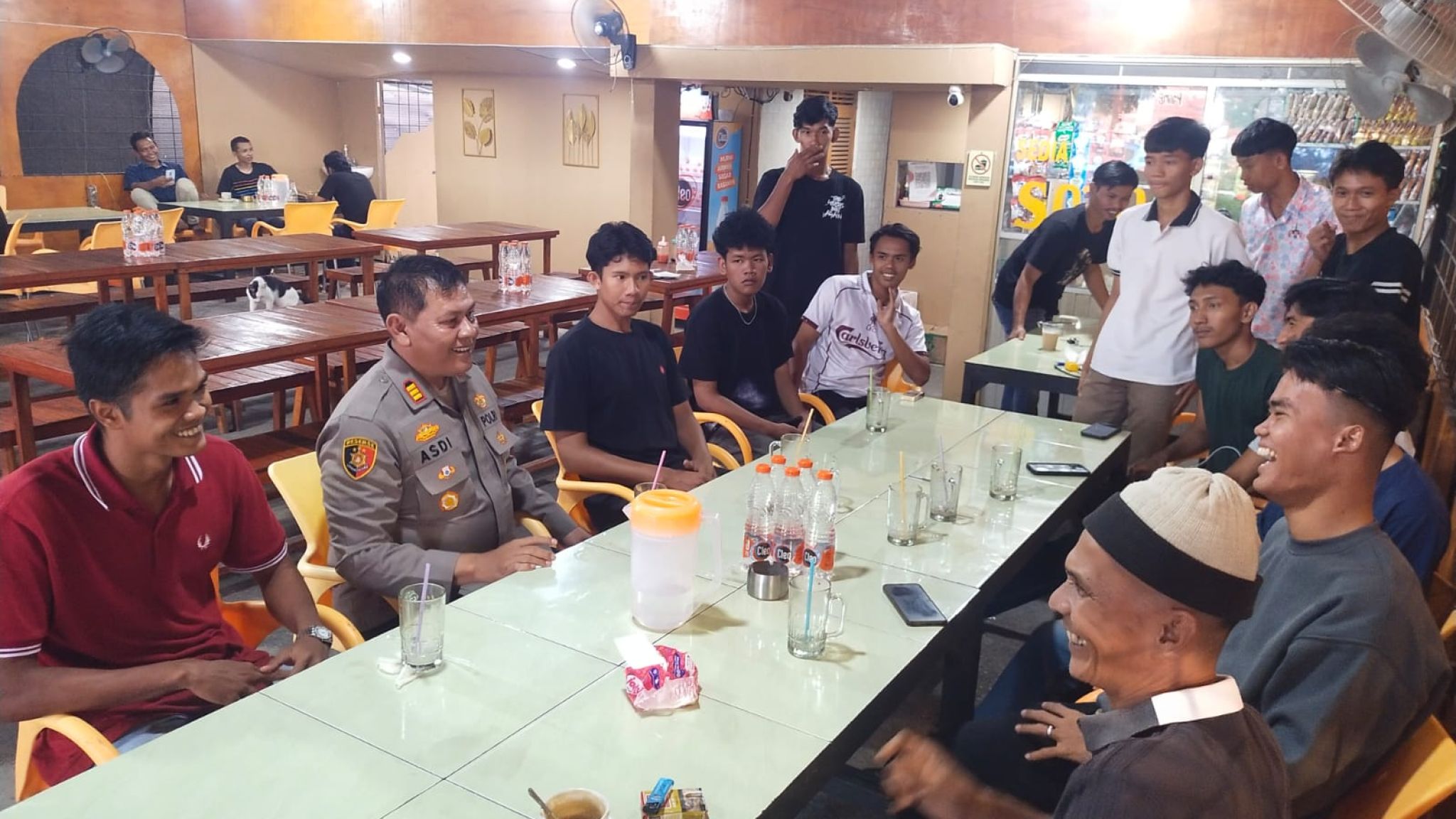 Silaturahmi & Apresiasi, Tim Voli Kota Pariaman Sowan ke Polsek Kampar, Kapolsek: Jalin Kemitraan, Junjung Tinggi Sportivitas